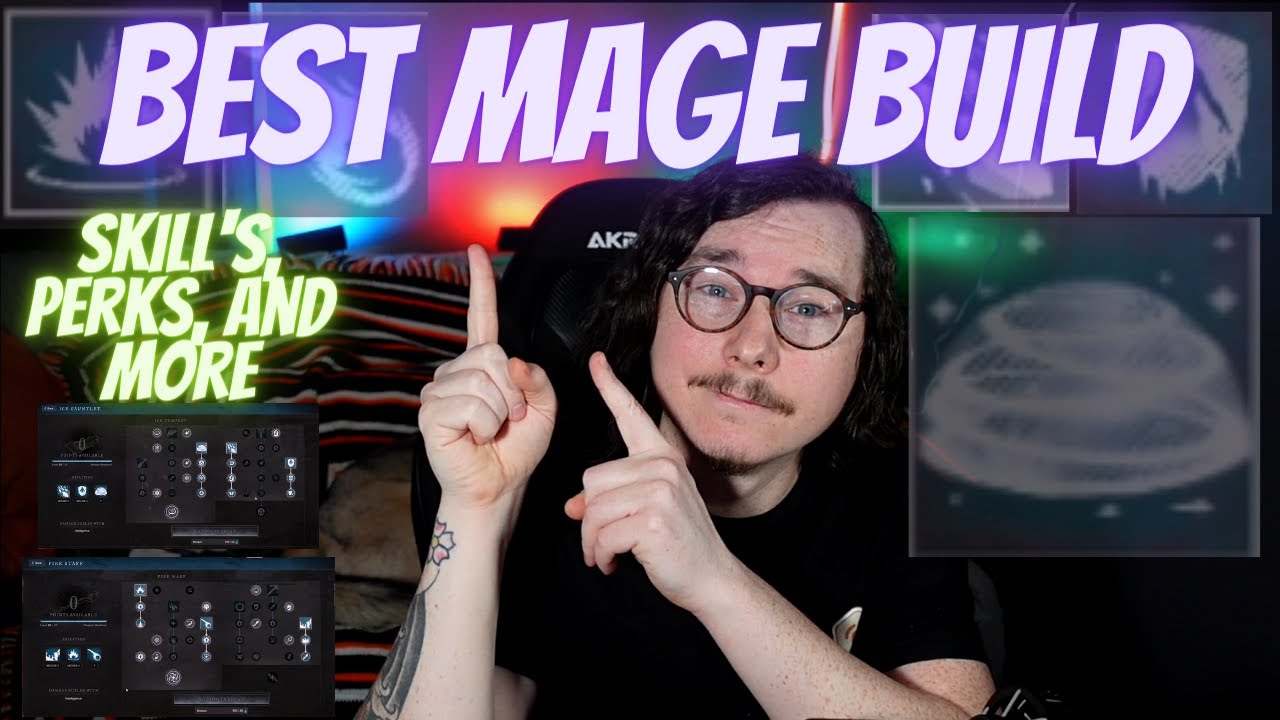 Best New World Mage Build, Fire Staff and Ice Gauntlet Build, PVP