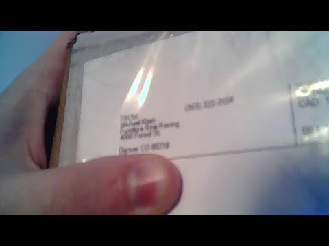 Strange Package from FURNITURE ROW RACING???
