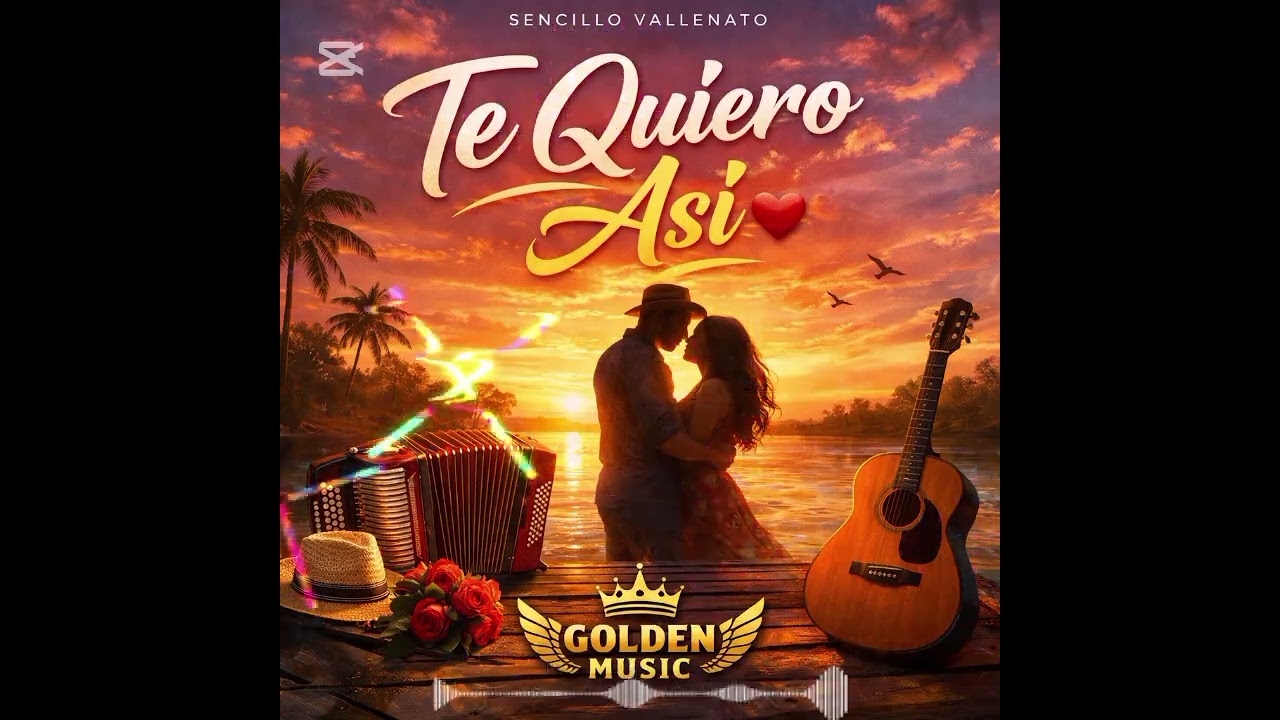 Te Quiero Así (vallenato) - Golden Music 
