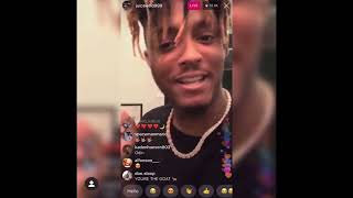 Juice Wrld Blood On My Jeans freestyle Instagram live