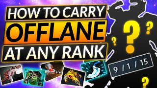 HOW to CARRY from OFFLANE at ANY RANK  Dota 2 Guide  Underlord Tips