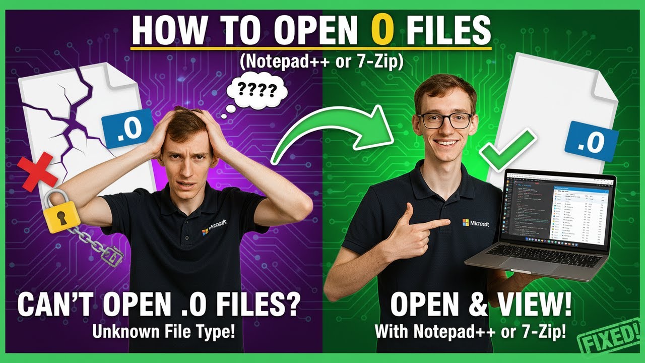 How to Open 0 Files (Notepad++ or 7-Zip) - YouTube