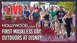 LIVE: First Maskless Day Outdoors at Disney With Tom Corless