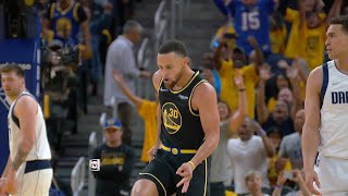Stephen Curry starts dancing after Hitting back-to-back Threes in game 1🔥