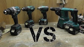 Drill vs Hammer Drill vs Impact Driver vs Rotary Hammer Drill  PART 1