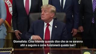 Trump: New York Times e Washington Post sono fake news disgustosi