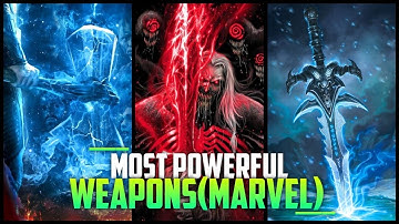Most Powerful🔥Weapons in MCU😍 | #shorts #marvel #avengers