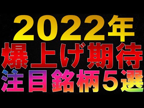 仮想通貨　2022年爆上げ期待注目銘柄５選