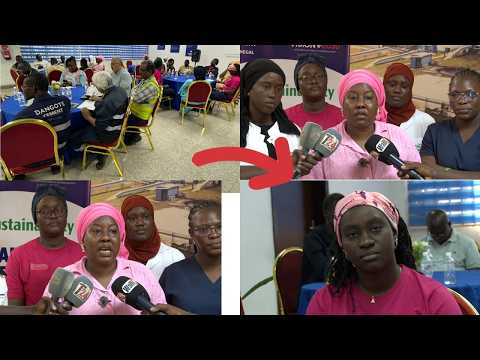 Dangote en mode Octobre Rose avec l'amicale des femmes de l'entreprise