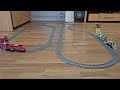 Motorized LEGO 60423 races through a busy train station 🚆⚡