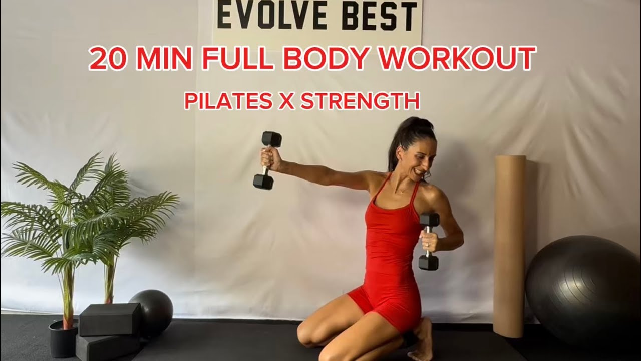 20 MIN FULL BODY WORKOUT | PILATES X STRENGTH | INTERMEDIATE HOME ...