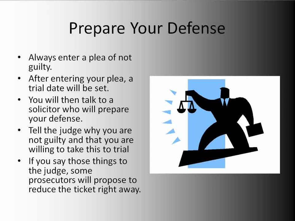 Fighting Traffic Tickets and Winning