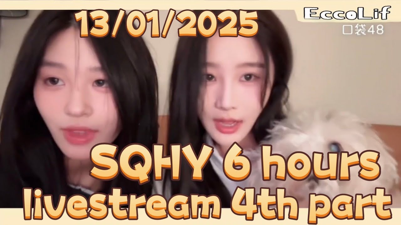 【SNH48】【AUTOSUB】Wang yi and Zhou shiyu SQHY livestream 6 hours 4th Part｜王奕&周诗雨 诗情画奕双人6小时直播P4