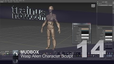 Mudbox WaspAlienCharacterSculpt 14