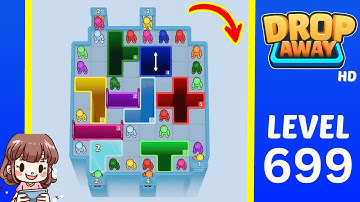 Drop Away Level 699 Solution Walkthrough