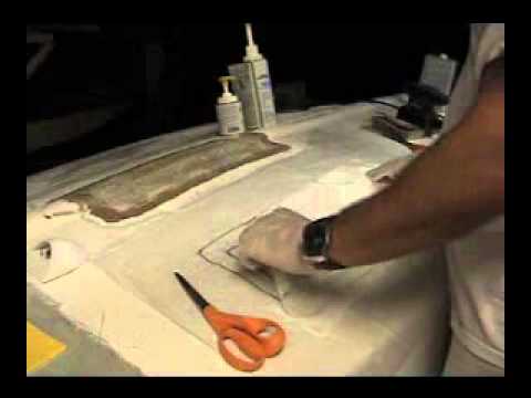 Fiberglass Hull Repair - YouTube