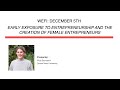 Wefi workshop dec 5 2022early exposure to entrepreneurship and  creation of female entrepreneurs