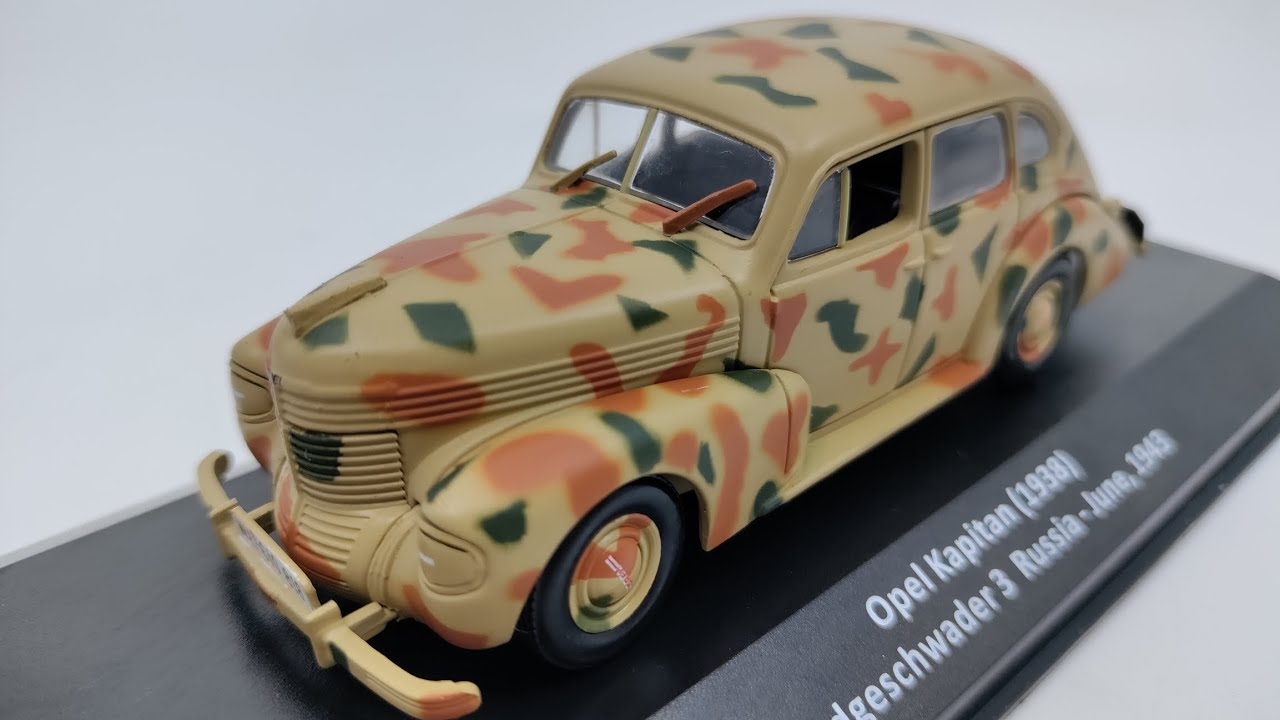 Vojenské automobily 2. světové války č. 9 - Opel Kapitän (1938