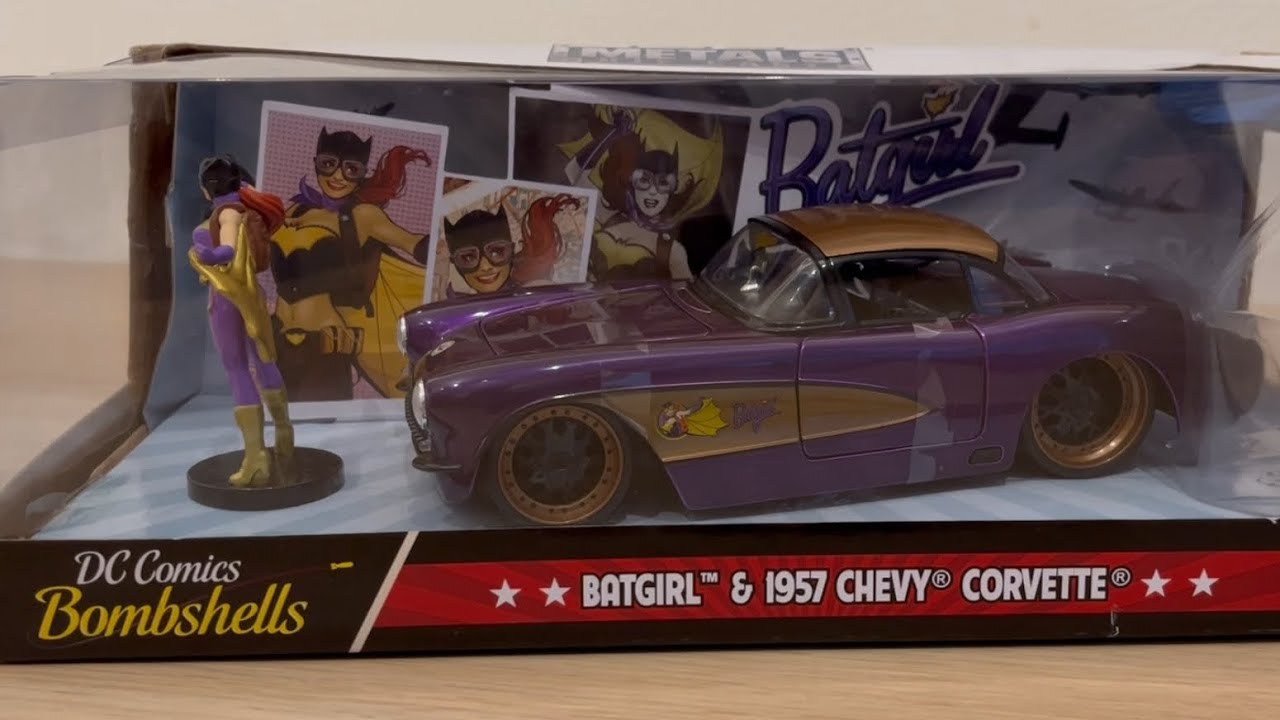 Jada 1/24 scale Batgirl and 1957 Corvette ￼ - YouTube