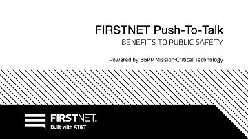 FirstNet Push To Talk