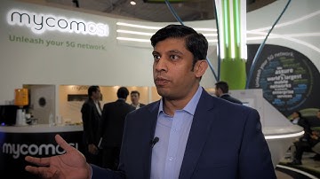 MYCOM OSI VP Telco Transformation & Automation/AI Solutions at MWC, Barcelona.