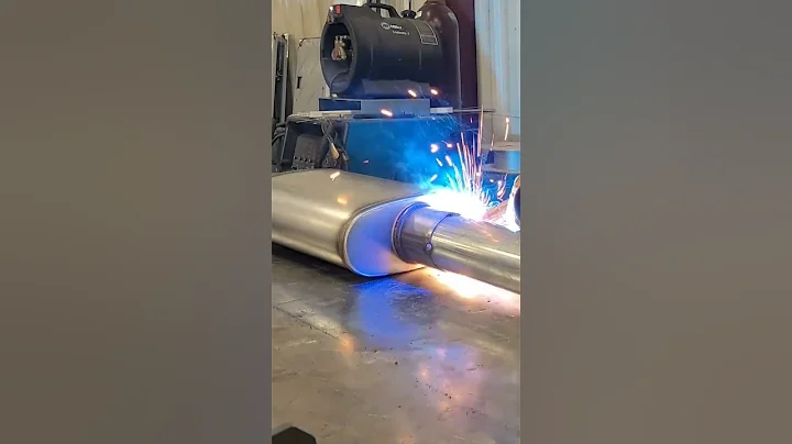 Mig welding my exhaust for my 71 Pontiac Lemans! #shorts #welding #migwelding #cars #shorts #welder