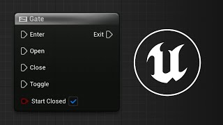 Gate (Flow Control) - Tüm Node'lara Bakış | Unreal Engine 5 Tutorial #UnrealEngine #Gate