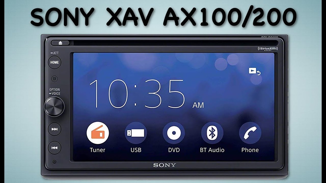 Sony Xav Ax100 Ax200 Review 4k Youtube