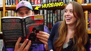 I Sent My Husband BOOK SHOPPING To See If He Knows My Book Taste!