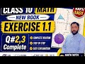 Class 10 Math New Book Ch 1 Exercise1.1Question2,3 -10th Class Math E.X 1.1Q2,Q3-PCTB