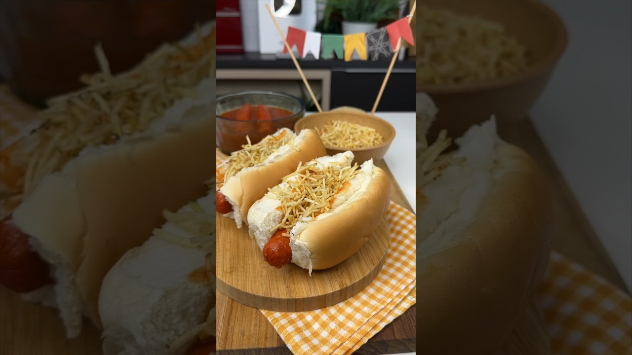 CACHORRO QUENTE SIMPLES E MUITO FÁCIL 🌭 #receitas #festajunina #saojoao