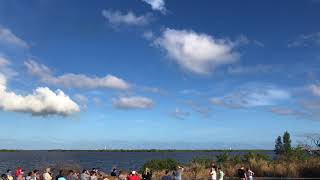 Falcon Heavy Test Launch from 3.9 miles away at “Feel The Heat” Viewing Location