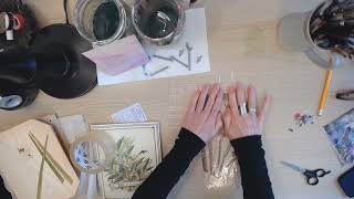 Making More Magic with Shipping Tape + Dried Flowers