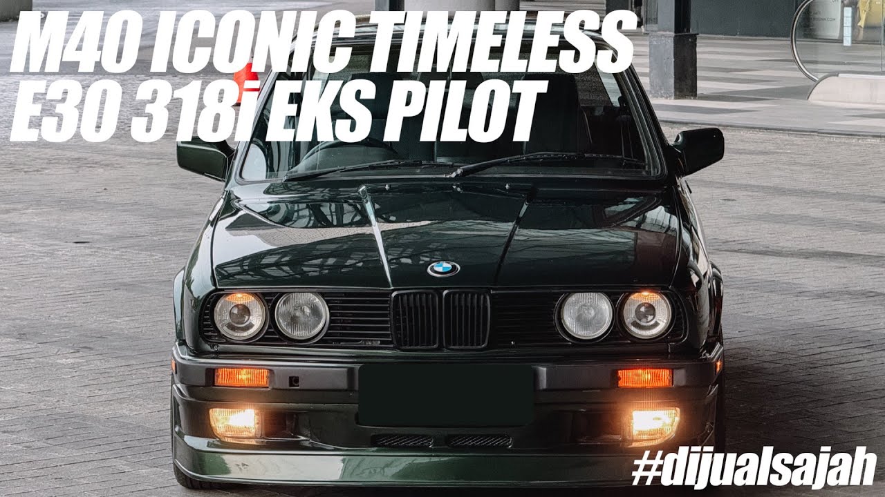 BMW E30 318i ALPINA | TIMELESS DAN IKONIK EKS PILOT | WAJIB DI GARASI | MALACHITE GREEN 