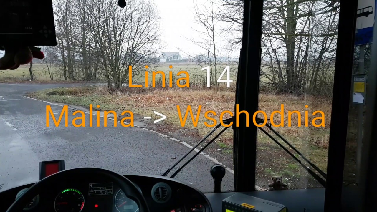 Autobusem po Opolu - linia 14 (Malina - Wschodnia)