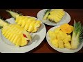 Come tagliare L' Ananas e servire in 4 modi diversi |  How to cut pineapple and serve in 4 ways