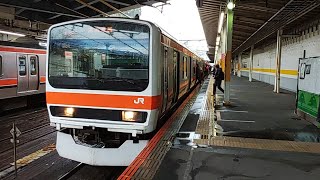 武蔵野線209系500番台｢各停」｢海浜幕張」行き発車。