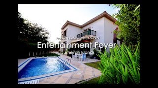 Extended & Upgraded 4 BR Entertainment Foyer Villa in Jumeirah Islands, Dubai