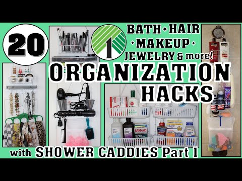 DIY Shower Organizer Hack - An Exercise in Frugality
