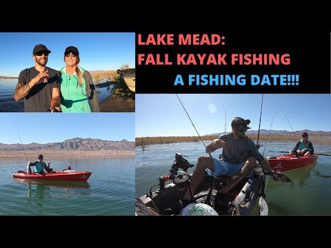 Lake Mead: Fall Kayak Fishing A FISHING DATE!! 