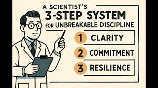 A Scientist's 3-Step System for Unbreakable Discipline