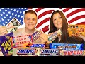 trying *AMERICAN* snacks!! | mystery gift box from our subscriber