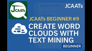 JCAATs Beginner #9｜Create Word Clouds with Text Mining