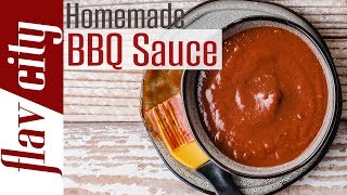 How To Make Sweet & Tangy BBQ Sauce -  Sugar Free & Keto - Bobby's Kitchen Basics