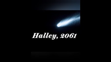 How long Halley comet takes to appear Earth again? #shorts