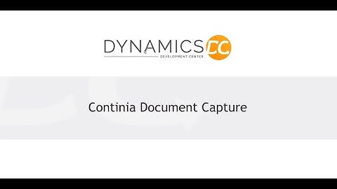 Webinar - Continia Document Capture [ENG]