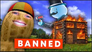 I Got Banned From The Largest Streamer Server In Rust Ft. The Burnt Peanut