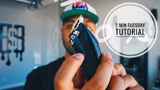 BARBER TUTORIAL FOR BEGINNERS -  HOW TO USE THE LEVER DURING A HAIRCUT