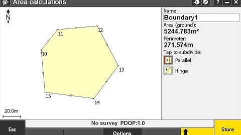 Trimble Access - Area Computation