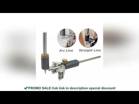Woodworking Straight And Arc Line Scribe Dual-purpose Parallel Line Drawing Ruler Marking Gauge Auto